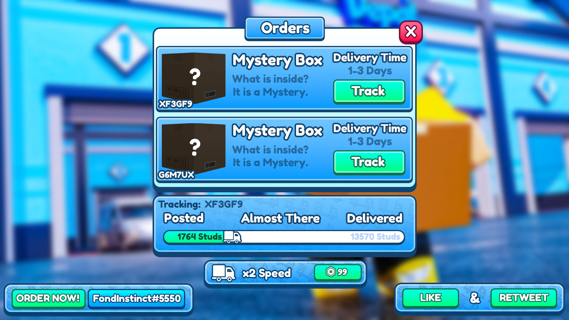 Delivery UI